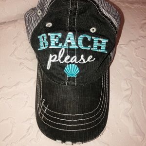 “Beach please” baseball hat